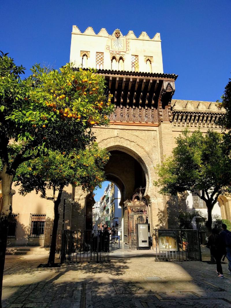 Gate at Real Alcazar of Seville