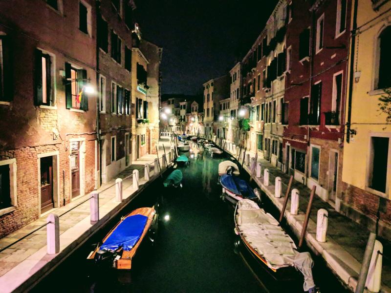 Venice at night