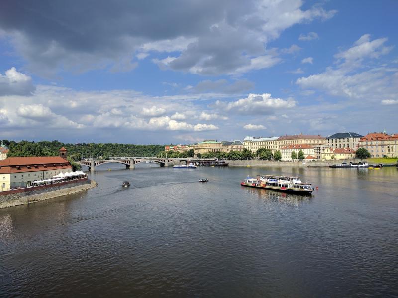 Vltava river in Prague
