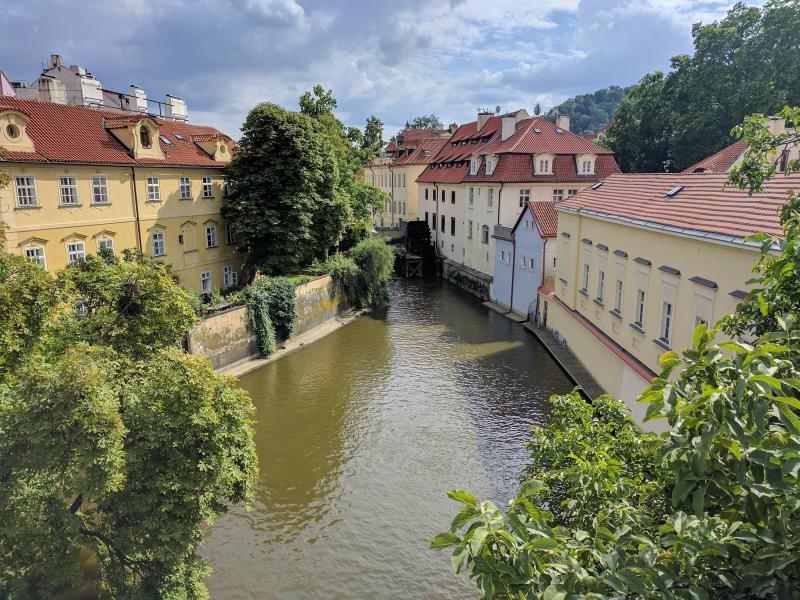 Vltava river in Prague