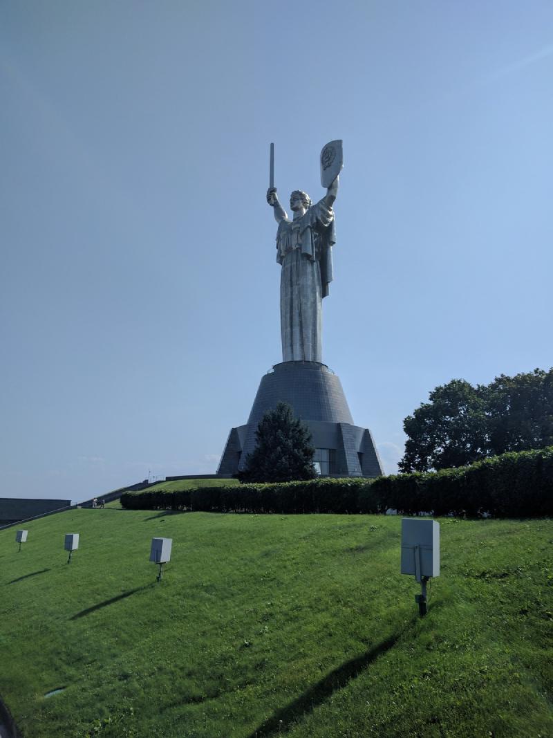 The Motherland Monument in Kyiv