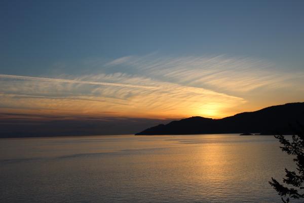 Sunset in West Vancouver
