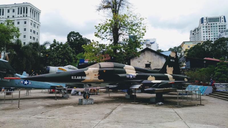 Plane at the War Remnants Museum in Ho Chi Minh city