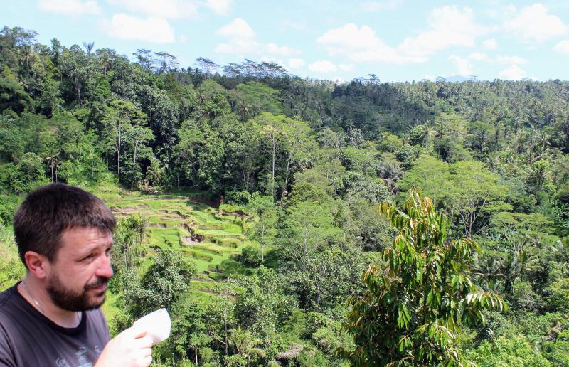 Me at Ceking Sari Luwak Coffee