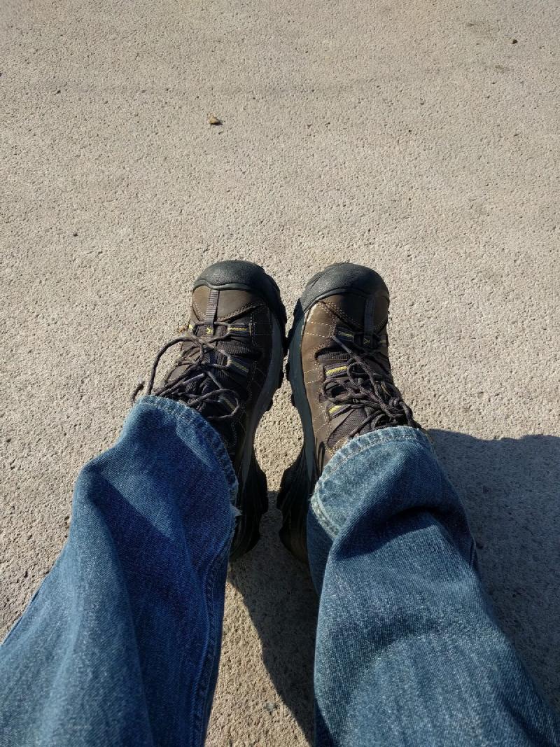 My Targhee II shoes in Montreal 2017