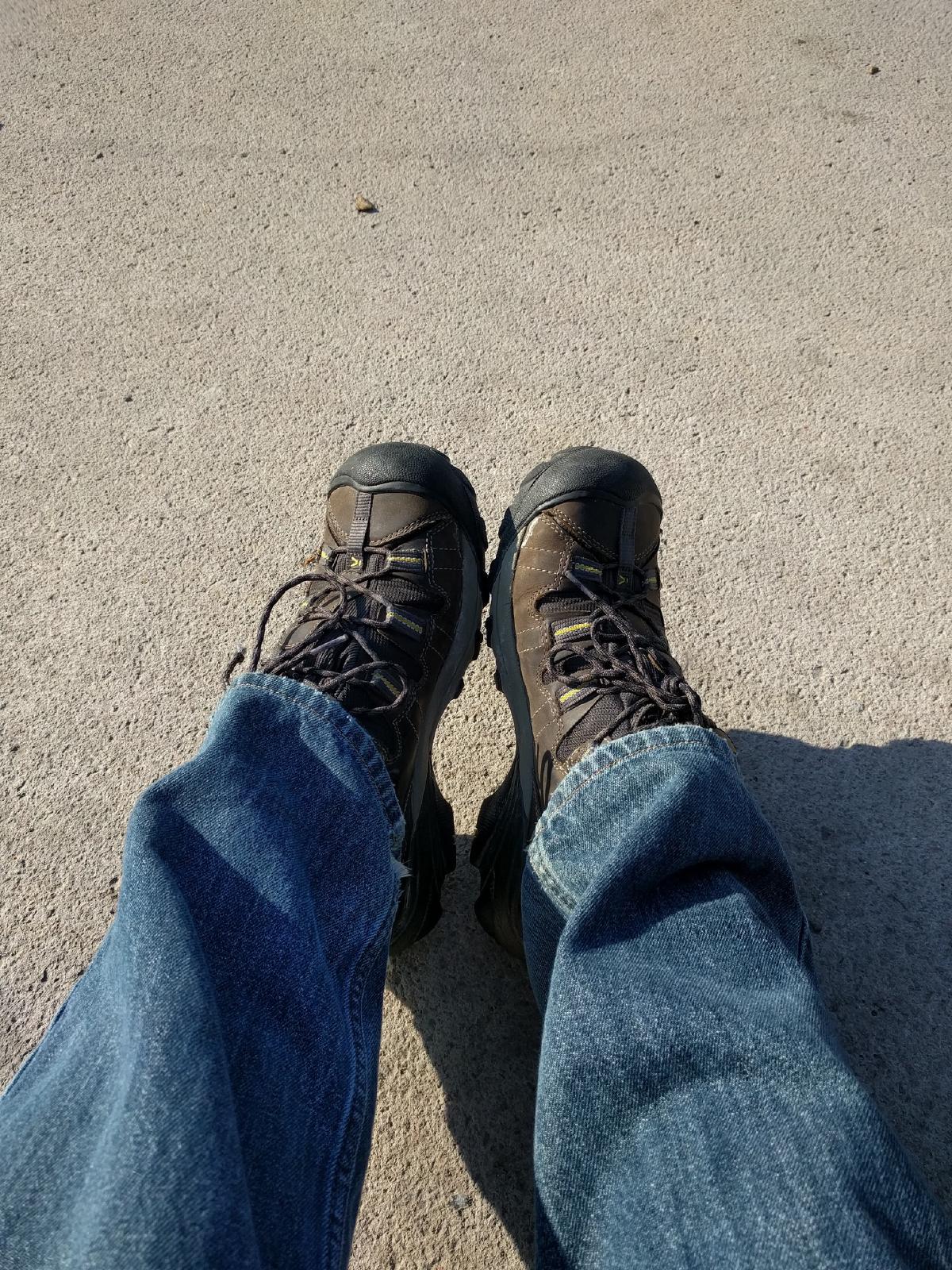 A traveller and his shoes